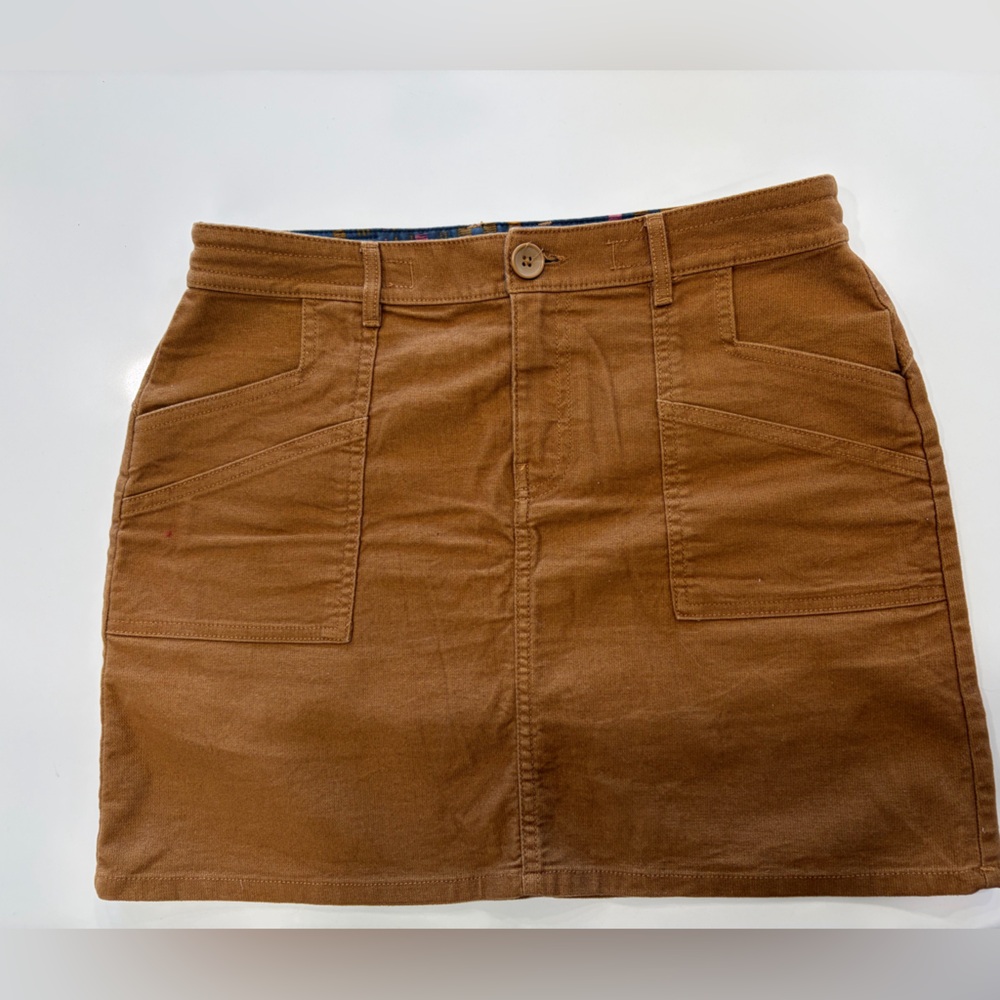 Prana Women’s Brown Corduroy Skirt